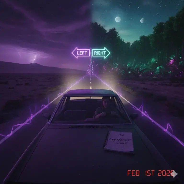 The LeftRight Game Un viaggio in auto verso una dimensione parallela seguendo regole precise