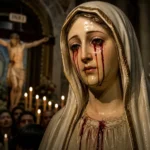 Statua che piange sangue