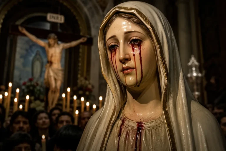 Statua che piange sangue