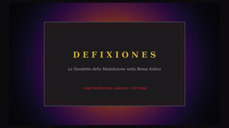 Defixiones Le Tavolette Maledette e le Streghe della Roma Antica