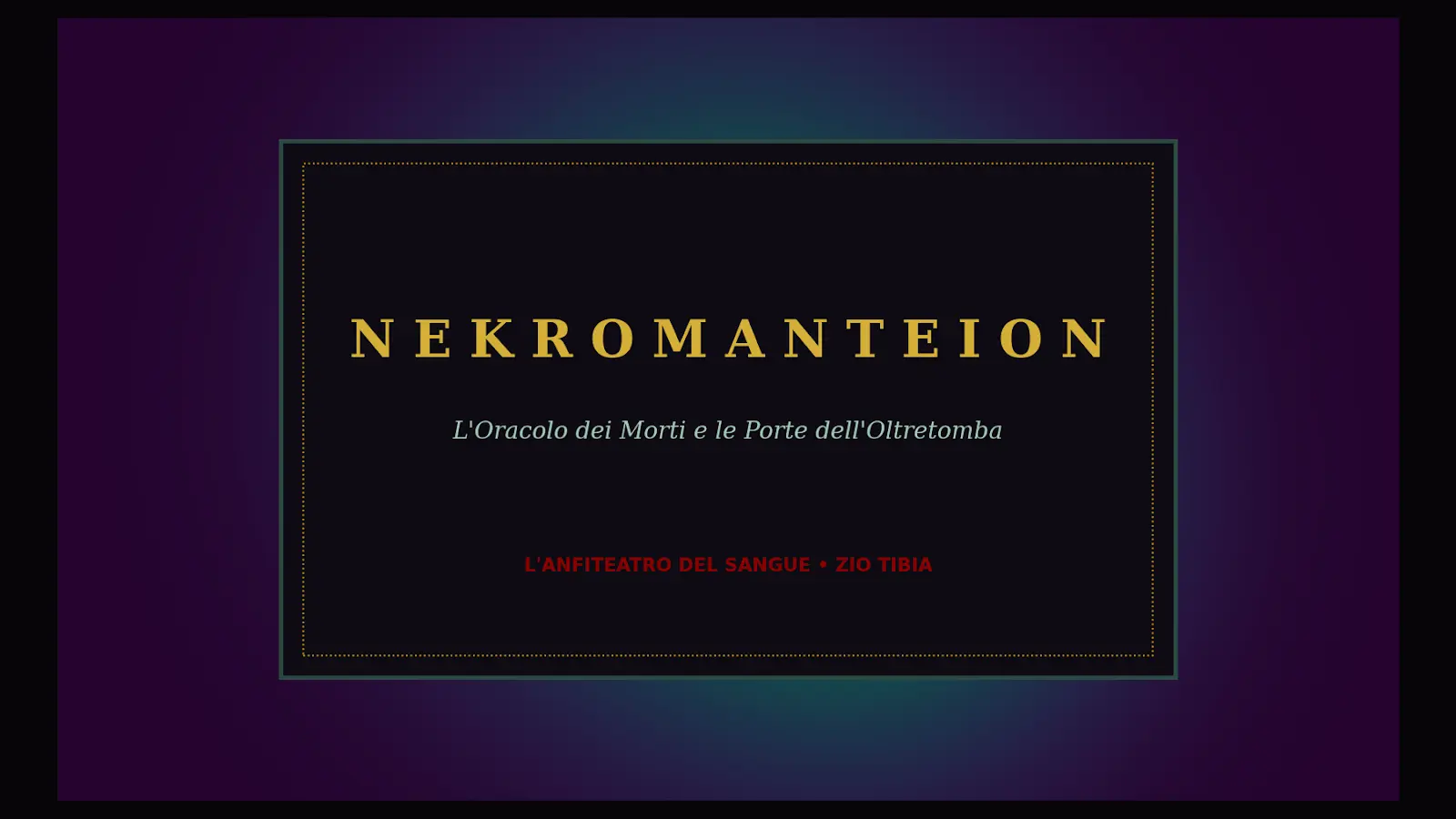Il Nekromanteion